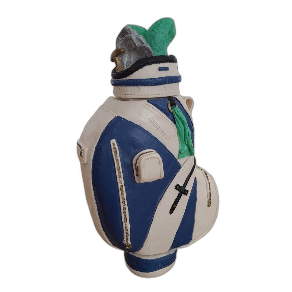 RARE Golf Bag Trinket Box Novelty Container - Giuseppi - Collectible Golf Item